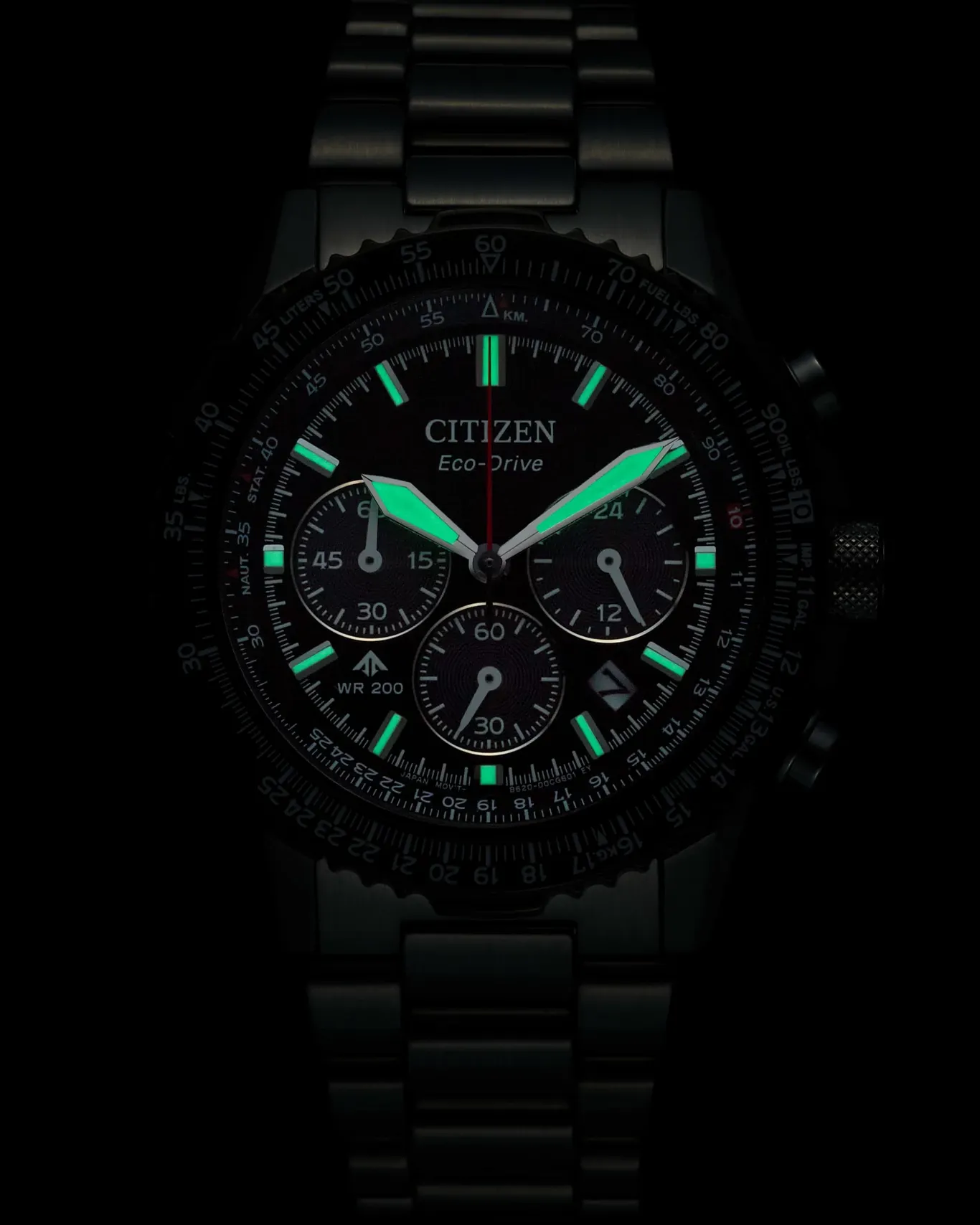 Promaster Navihawk Black Dial Stainless Steel Bracelet CA4664-60E